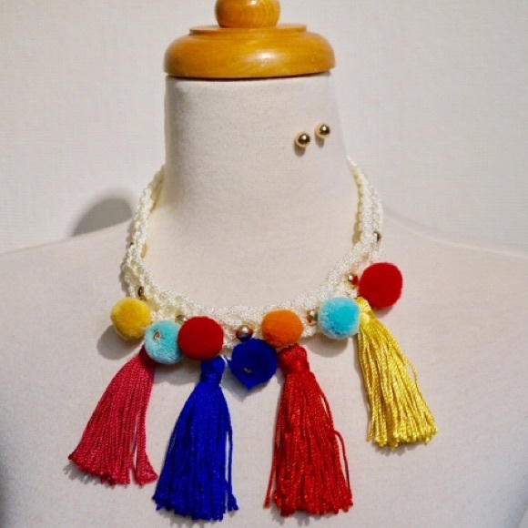 Crocheted off-white choker w. 10+ opts to extend - Picture 2 of 7